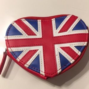British Flag Heart Coin Purse